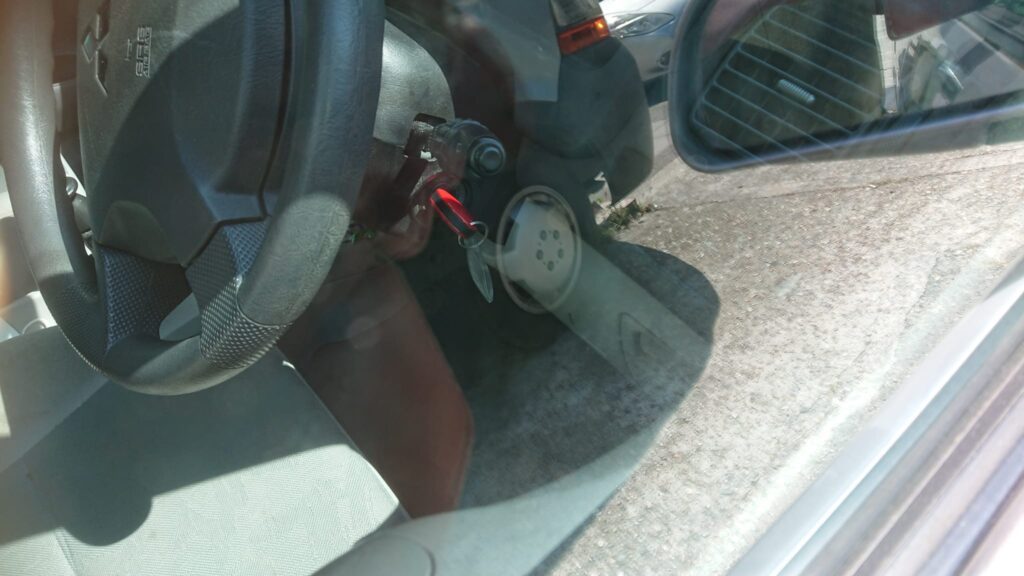 key stuck in ignition